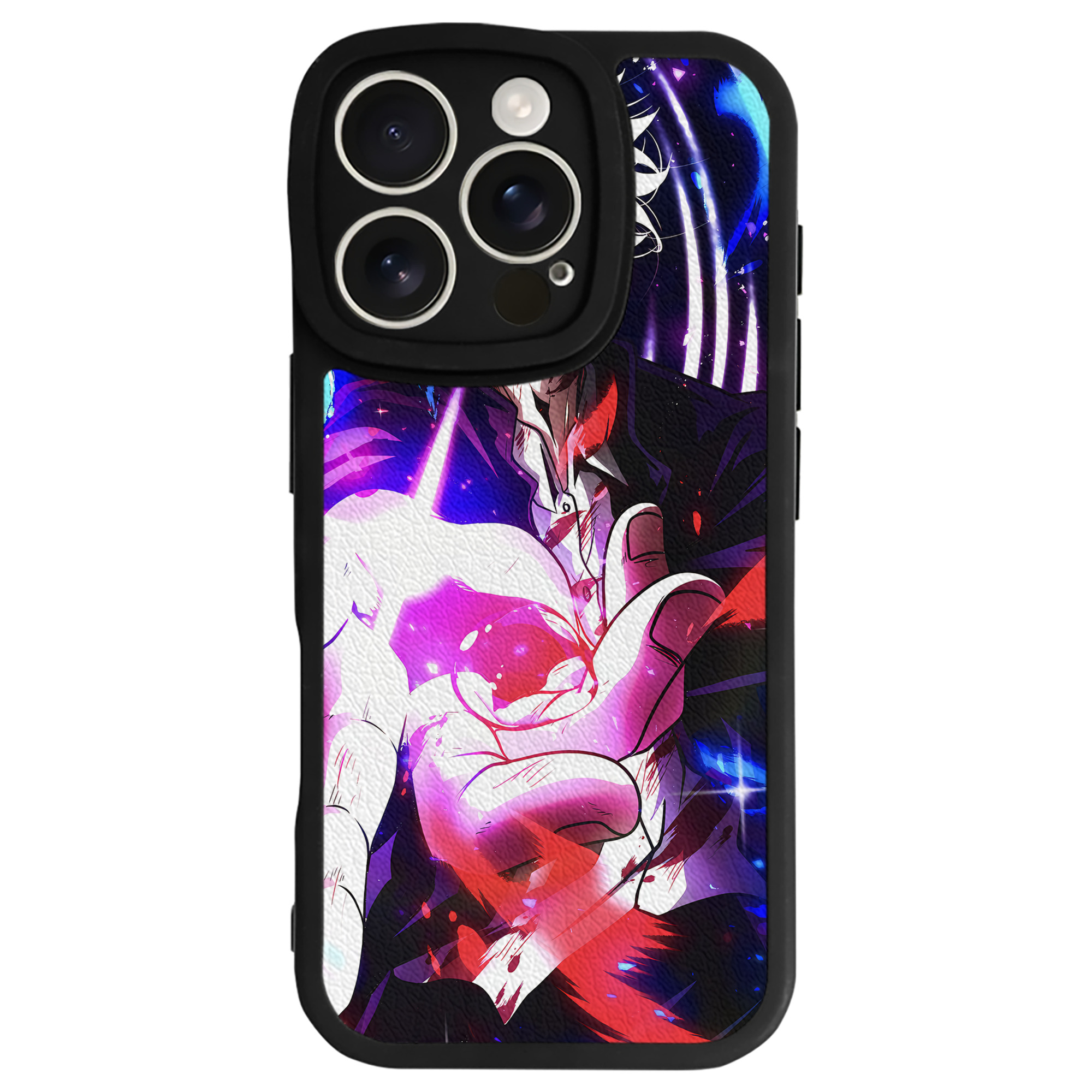 （画像用） 呪術廻戦 Jujutsu Kaisen 【iPhone 16シリーズ対応】シリコンスマホケース（レザー調） 材質：シリコン